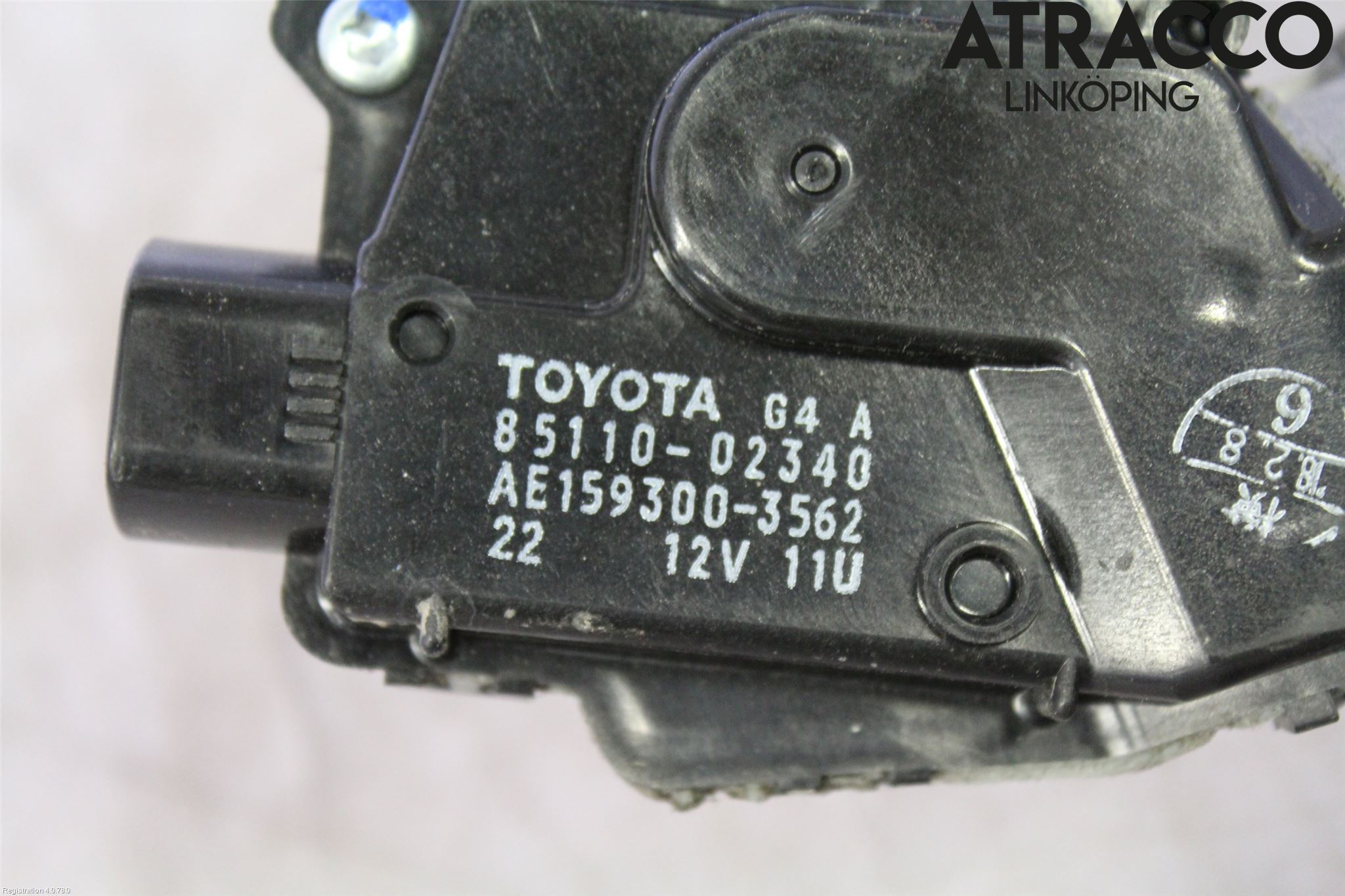 Toyota AURIS 13-19 Torkarmotor Vindruta