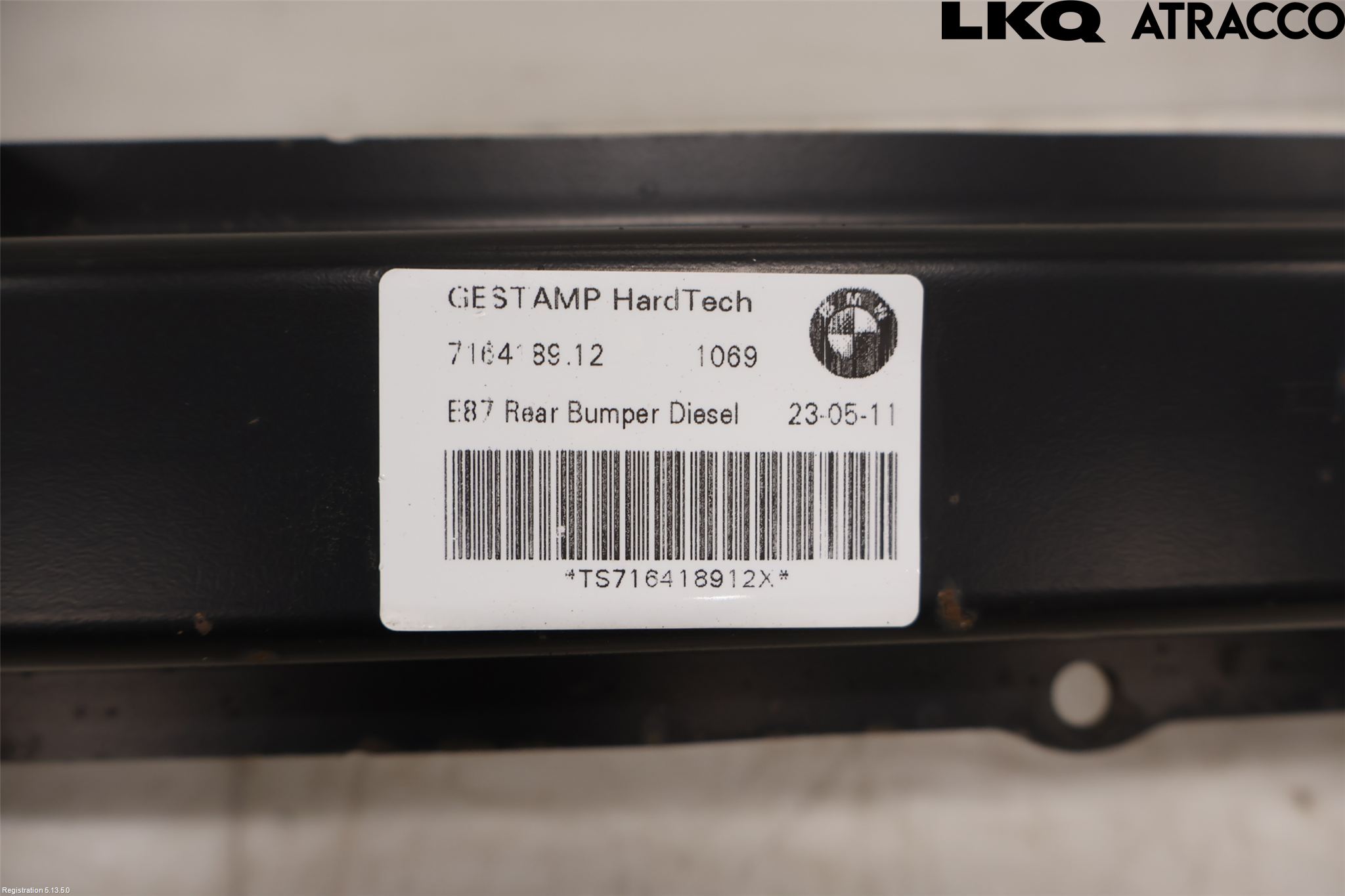 BMW 1 F20/F21 11-19 Stötfångarbalk Bak