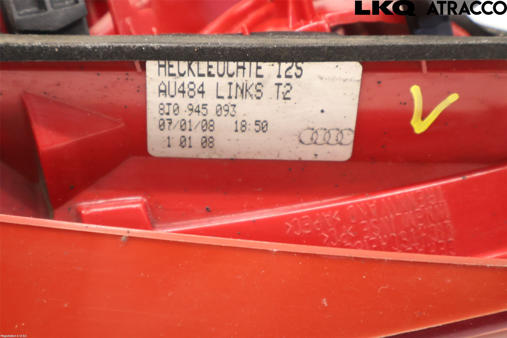 Audi A5 07-16 Bakljus Lucka Vä