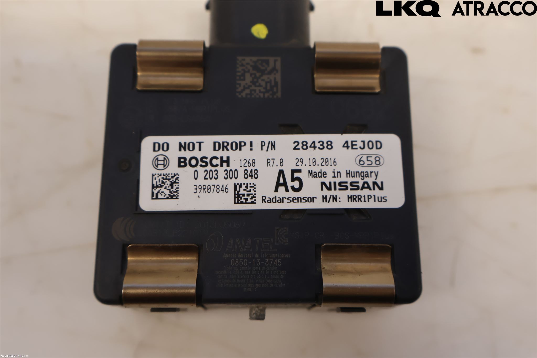 Nissan QASHQAI 14-17 Sensor Aktivt Kollisionsskydd