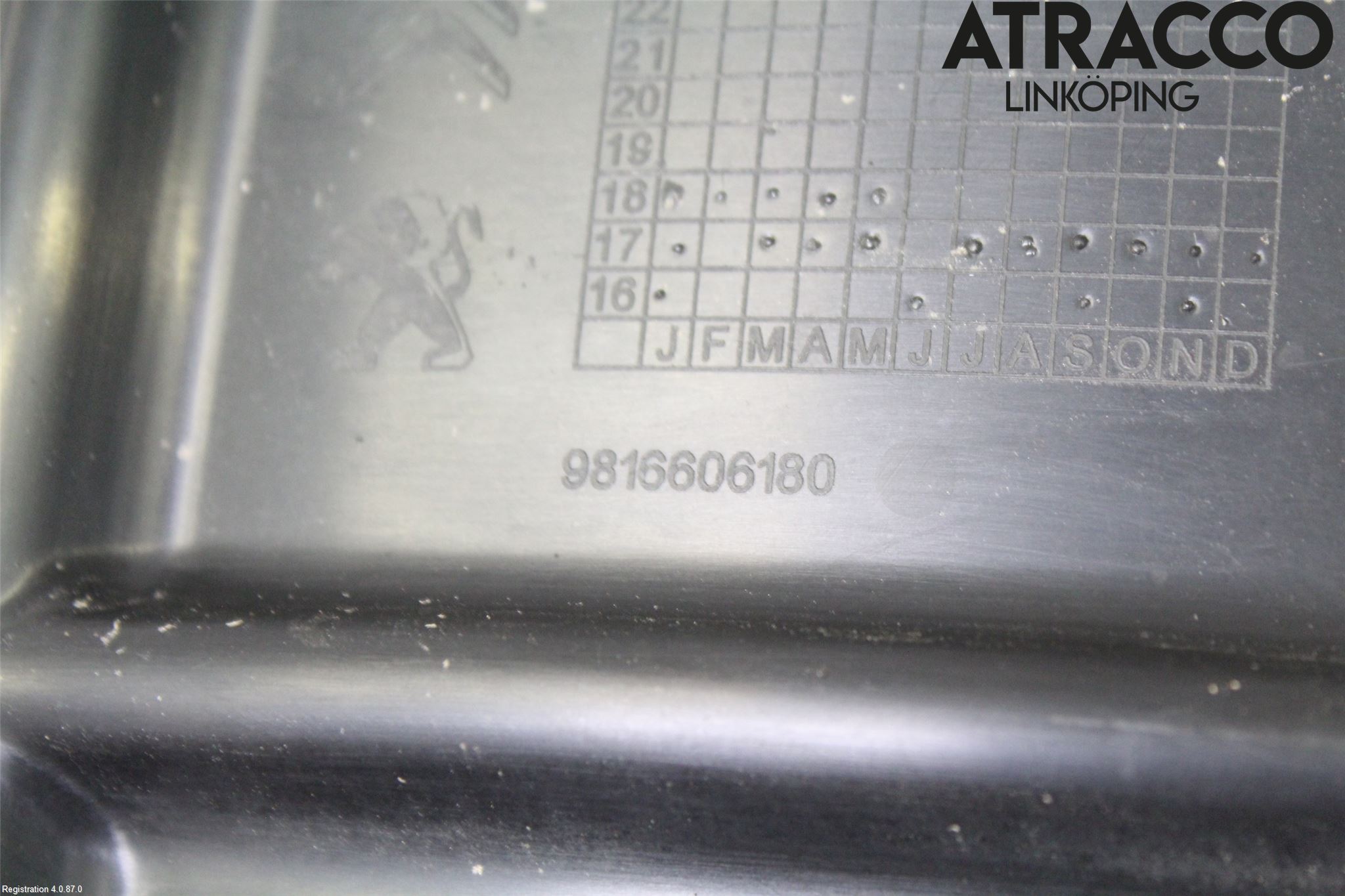 Peugeot 5008 17-24 Skärm Inner