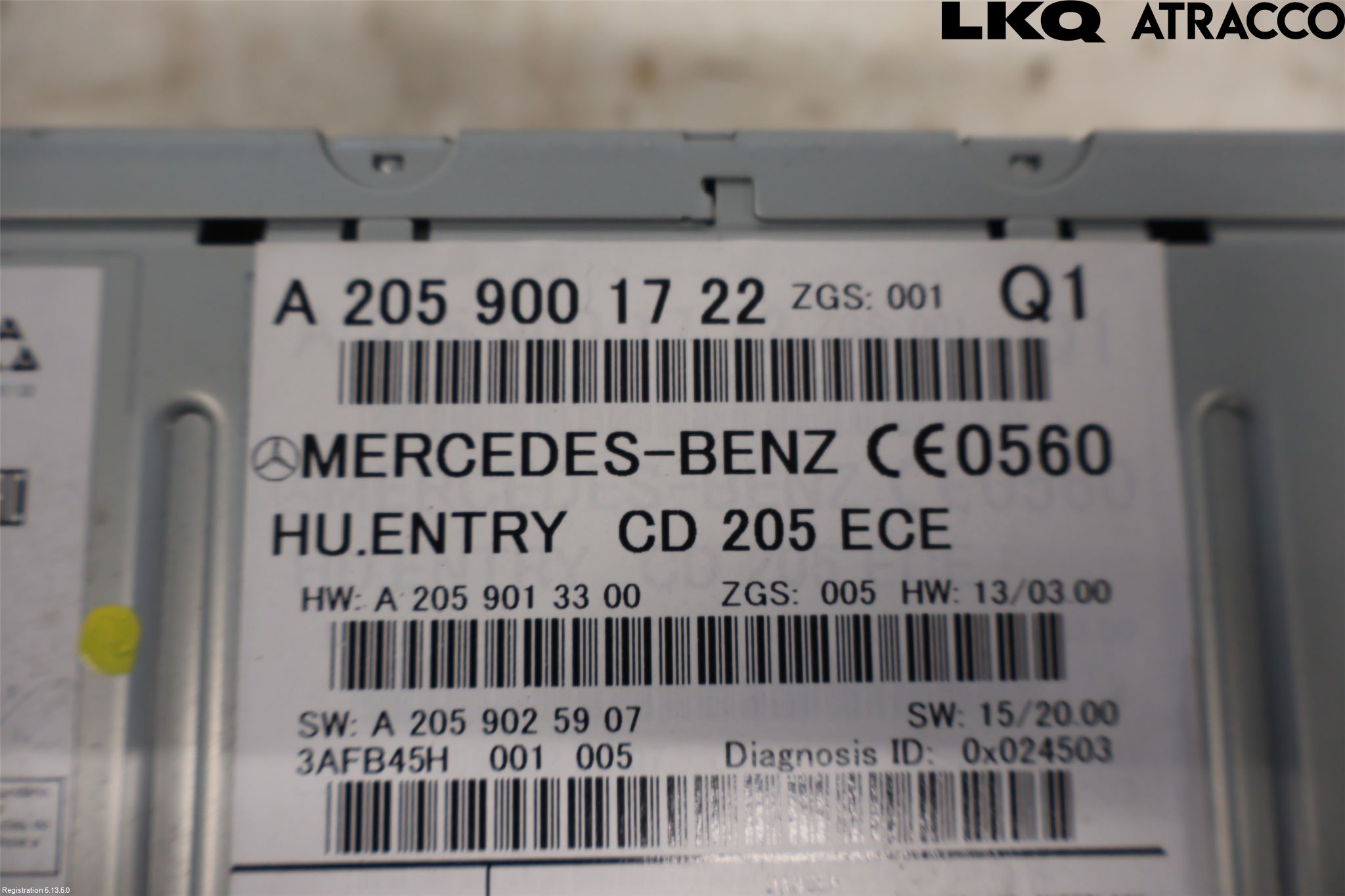 Mercedes-Benz MB C-KLASS (W205) 14-21 Cd Radio - Multimediapanel