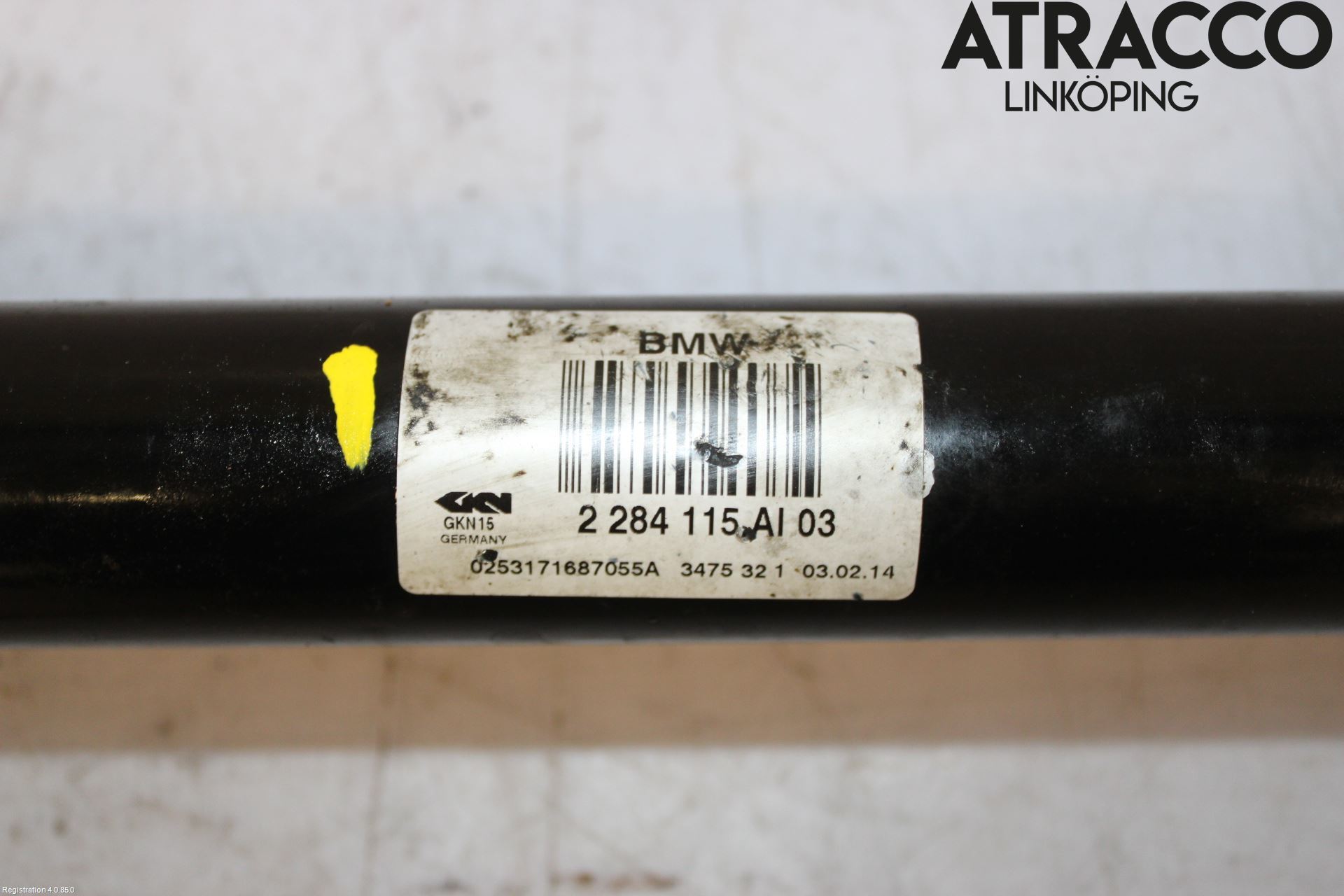 BMW 5 F10/F11/F18 09-17 Drivaxel Bak Vänster