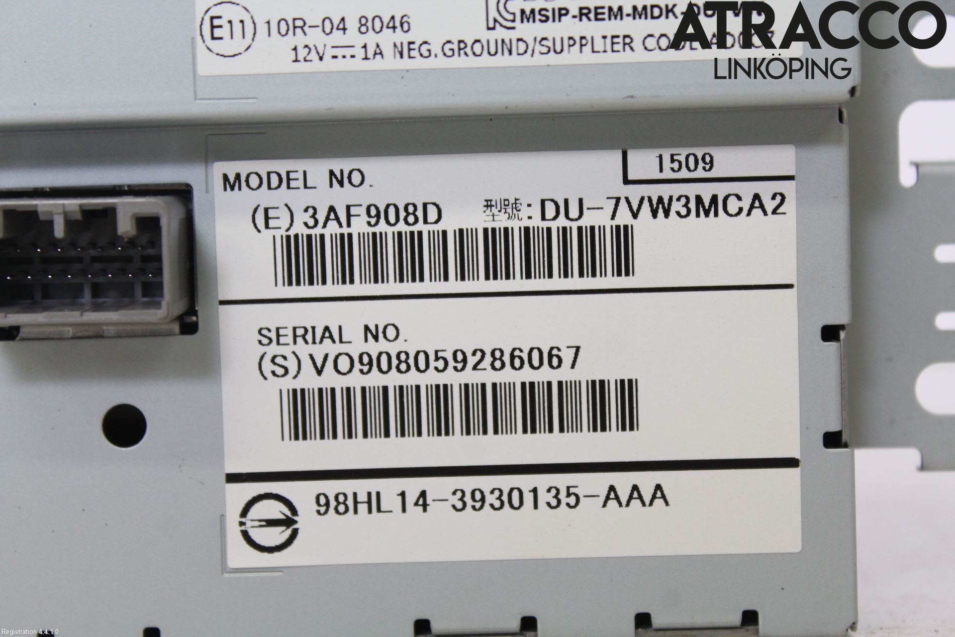 Volvo XC70 14-16 Multifunktionsdisplay