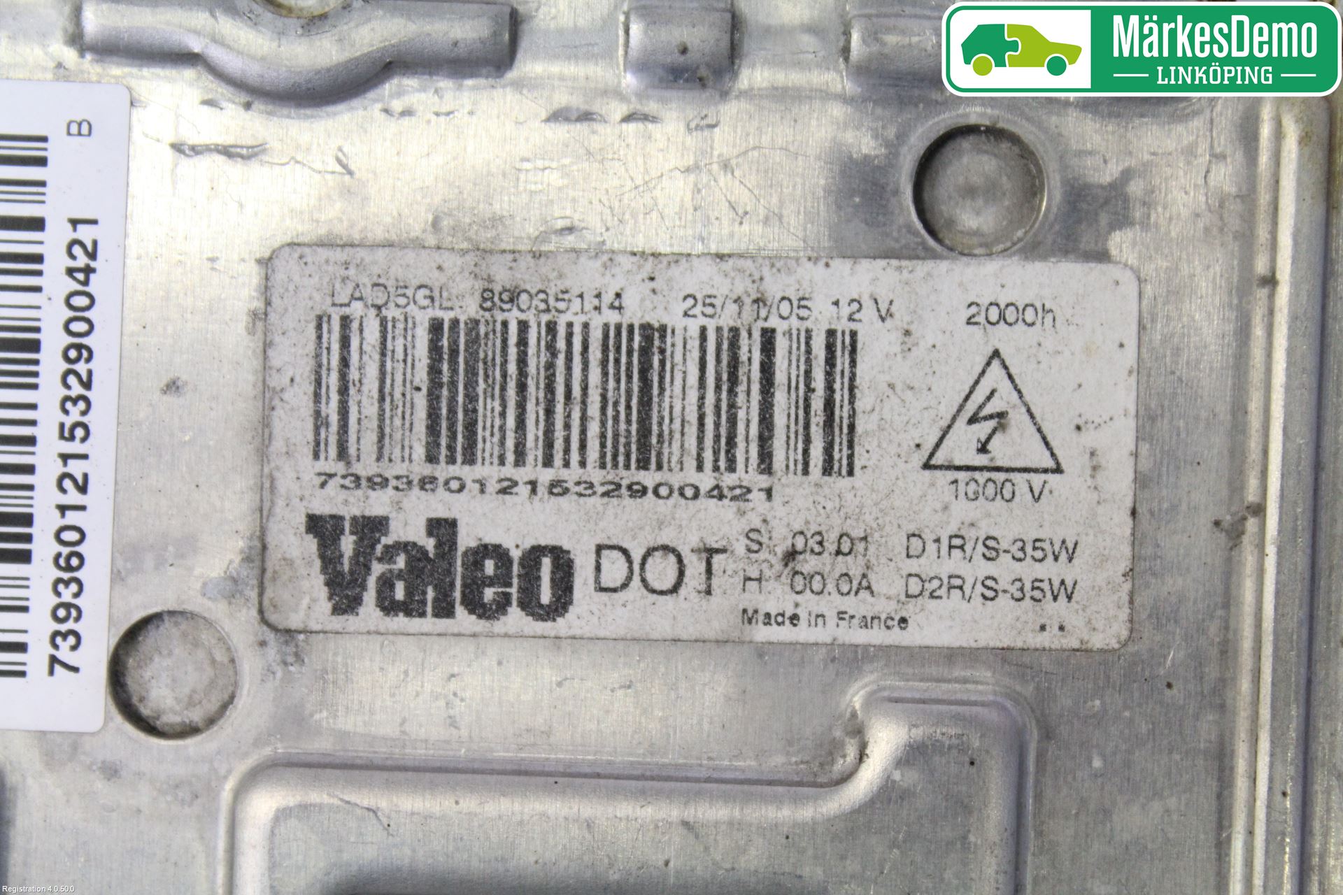 Citroen C5     05-08 Styrenhet Strålkastare