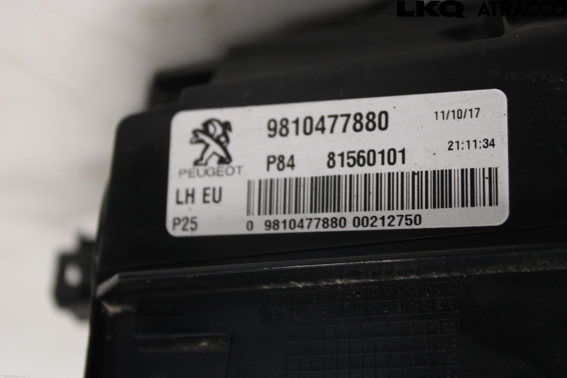 Peugeot 3008 17-24 Bakljus Lucka Vä
