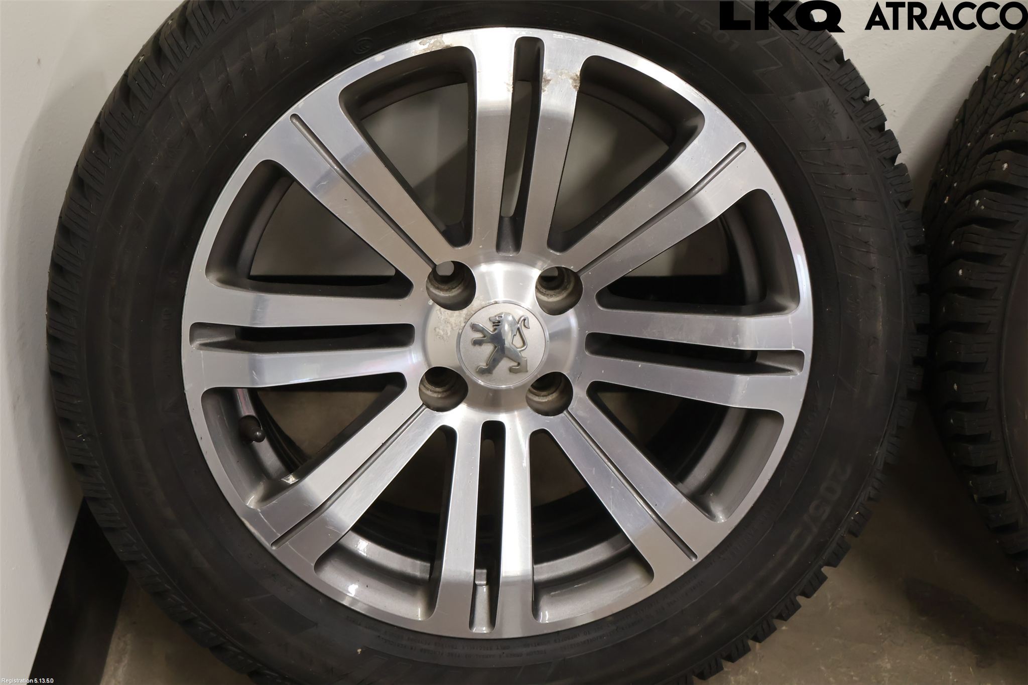Peugeot 2008 13-20 Vinterdäck Alumfälg 4St
