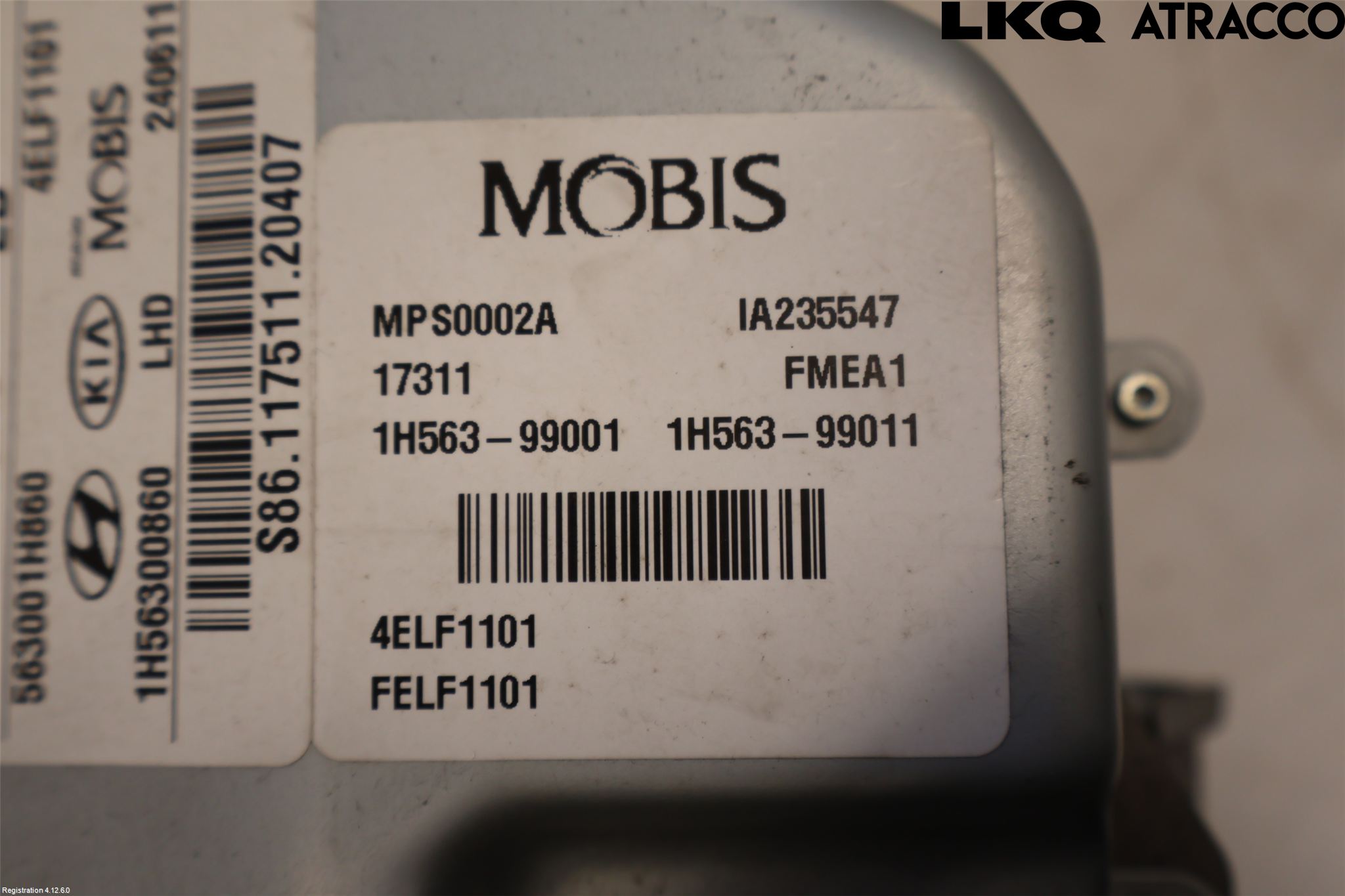 Kia CEED 06-12 Rattaxelagg Med Inb Servo