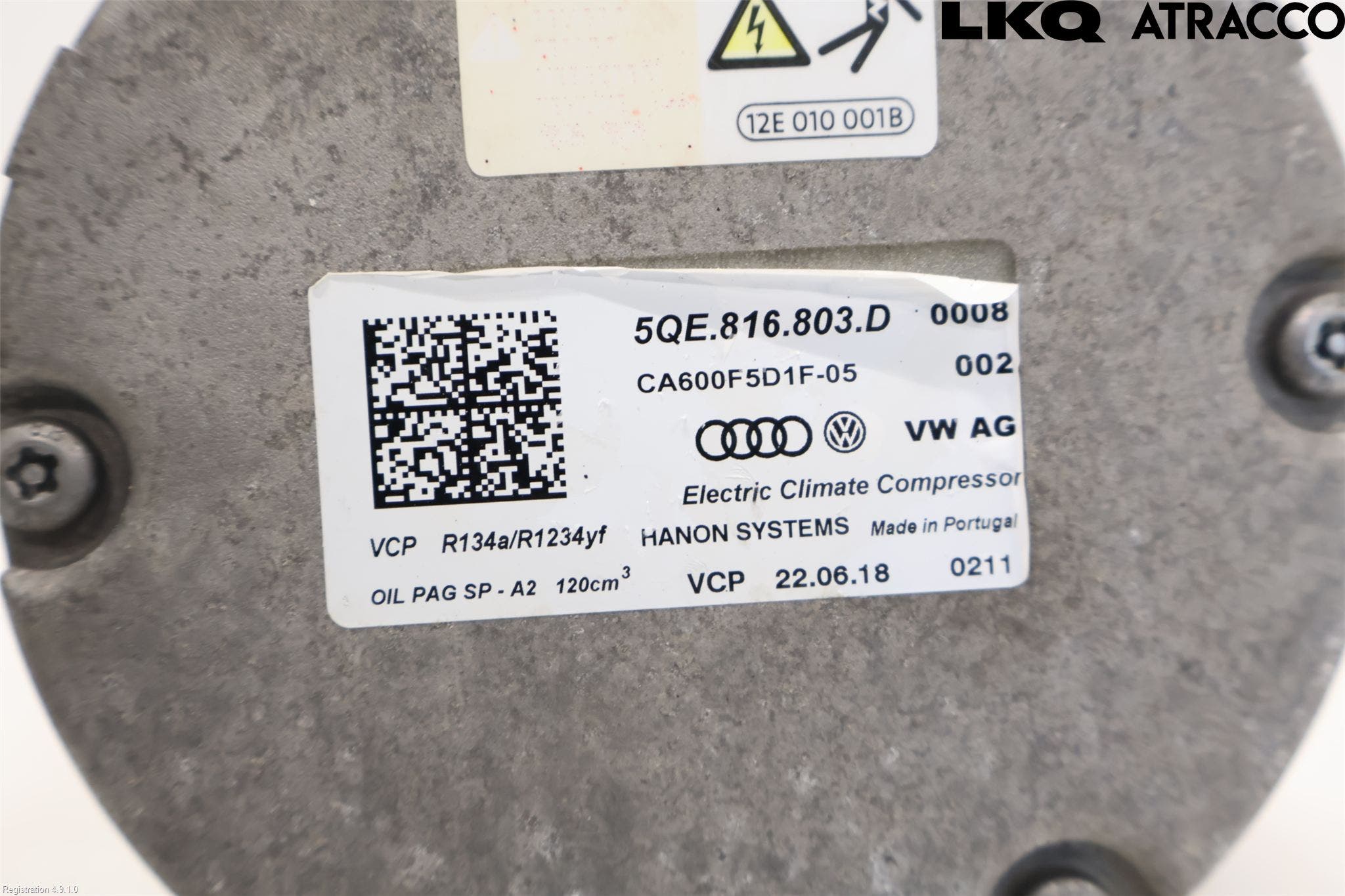 Volkswagen VW PASSAT 15-19 Ac Kompressor