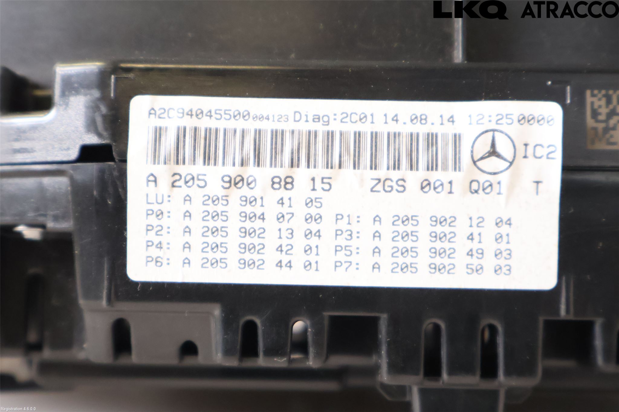 Mercedes-Benz MB C-KLASS (W205) 14-21 Instrument Komb
