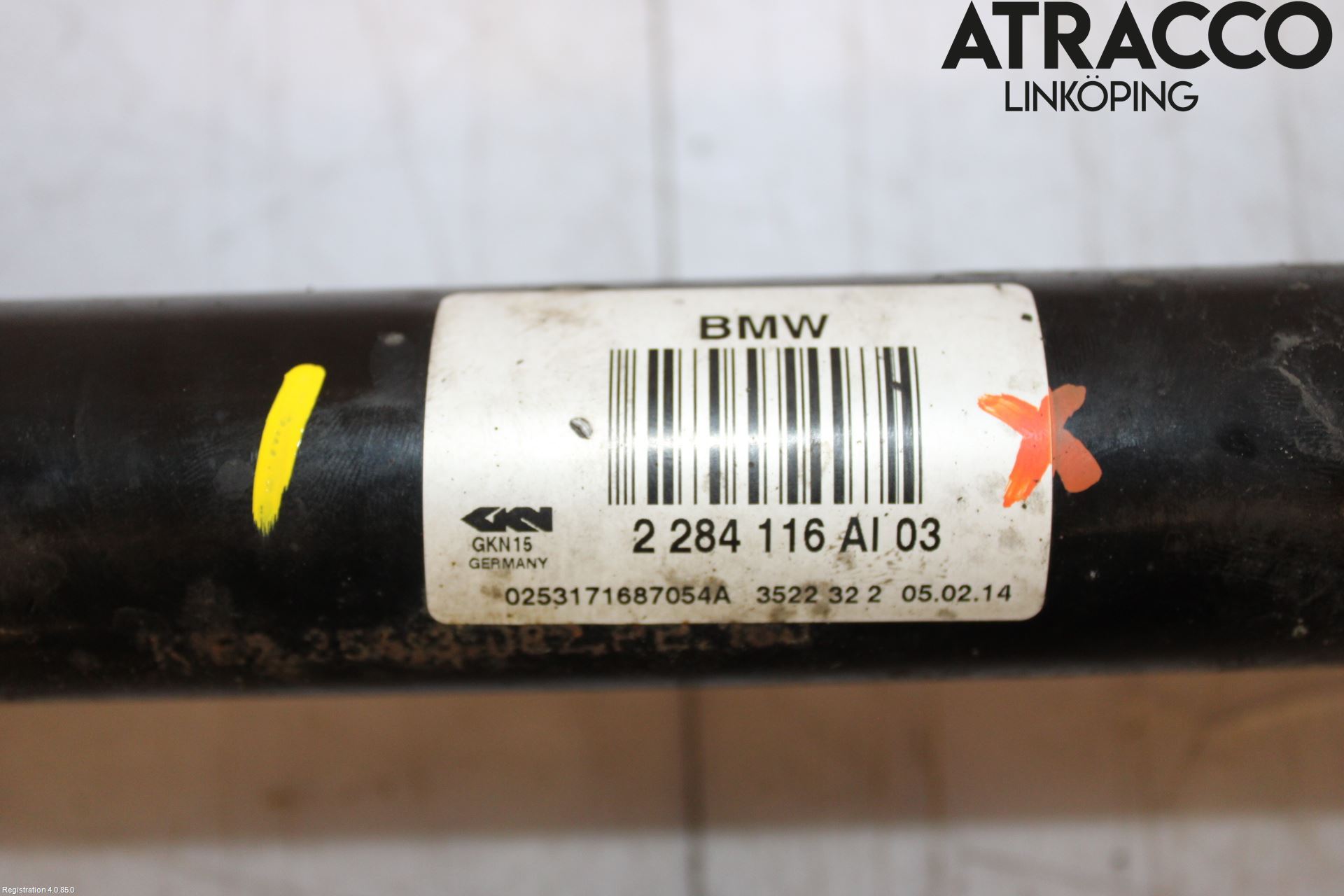BMW 5 F10/F11/F18 09-17 Drivaxel Bak Höger
