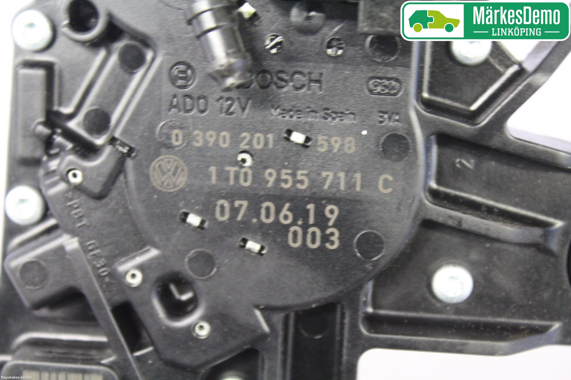 Volkswagen VW TOURAN 03-10 Torkarmotor Baklucka