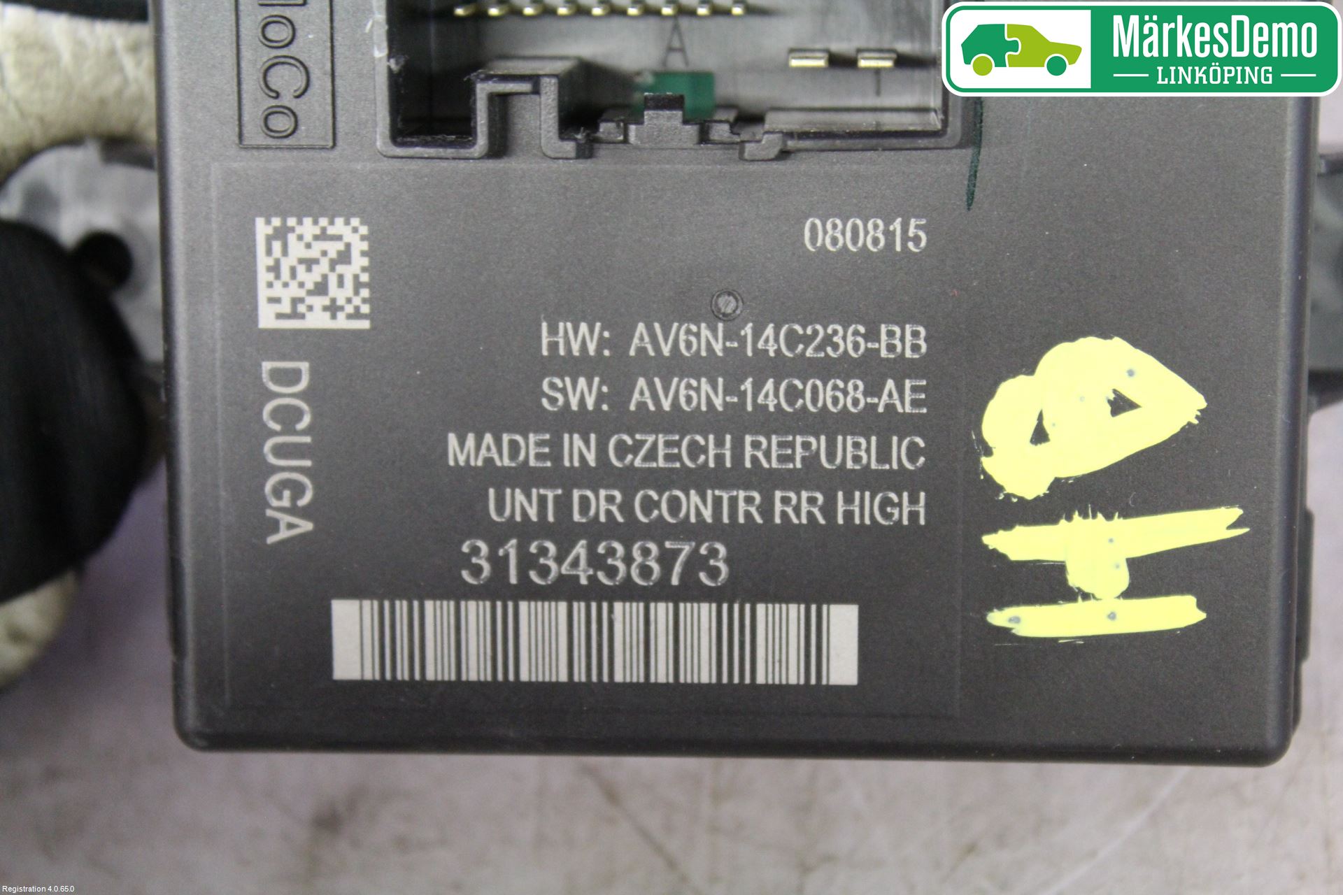 Volvo V60 14-18 Styrenhet Dörr