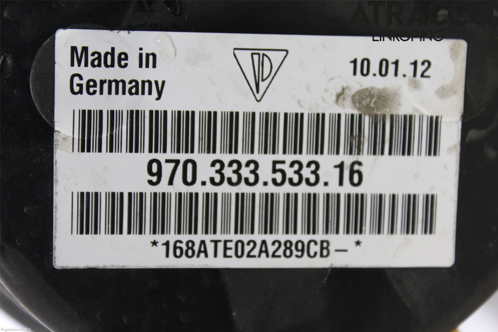 Porsche PANAMERA 09- Nivå-Luftfjädring Bälg