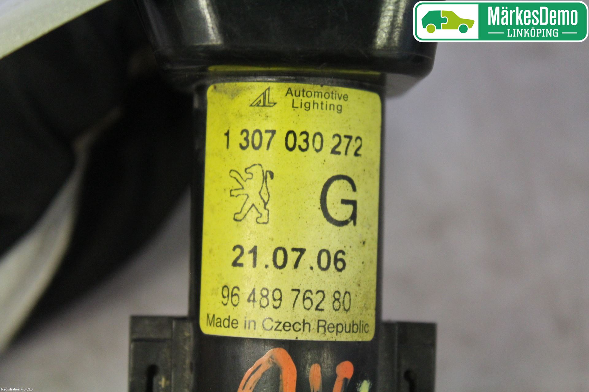 Peugeot 407 Spolarmunstycke Strålkastare