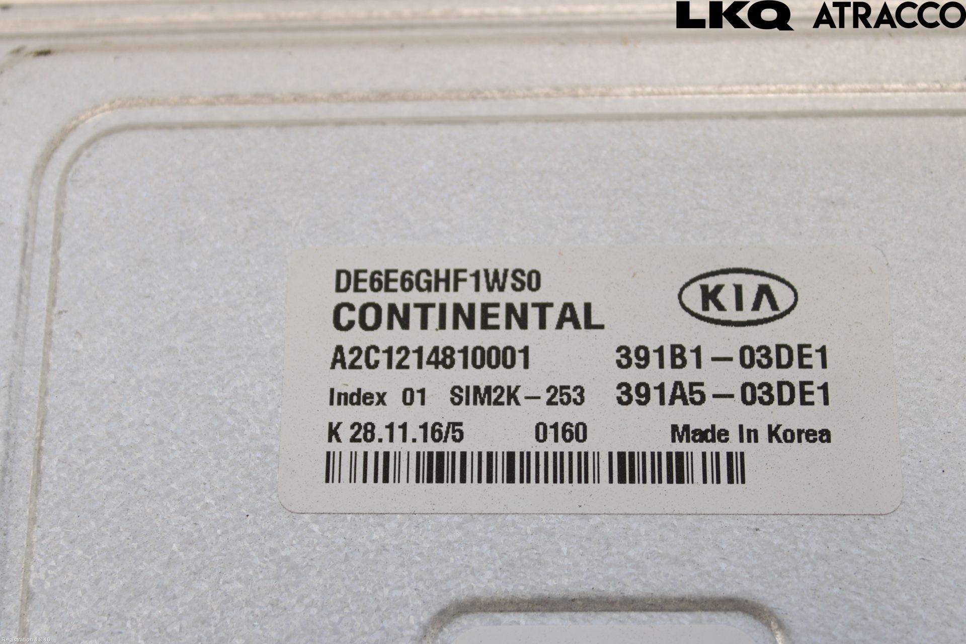 Kia NIRO (DE) 17-22 Styrenhet Insprut Bensin