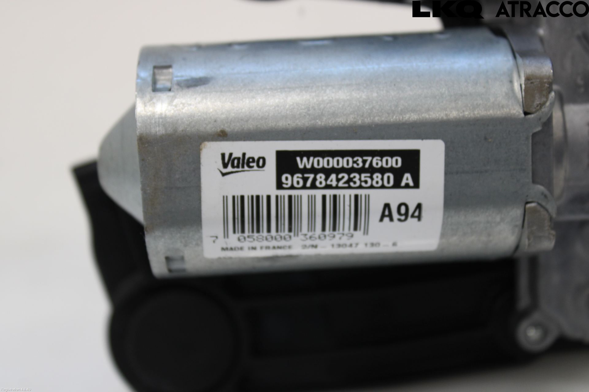 Peugeot 2008 13-20 Torkarmotor Baklucka
