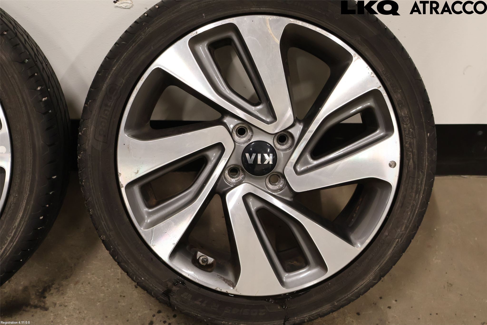 Kia RIO 12-16 Sommardäck Alumfälg 4St