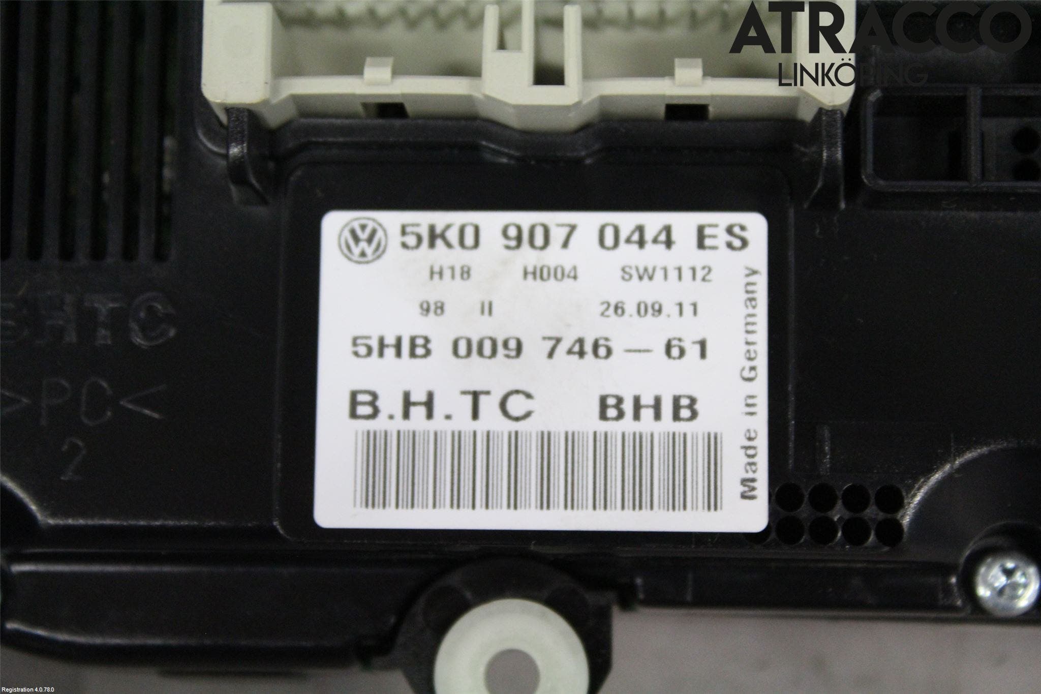 Volkswagen VW PASSAT 11-14 Ac Styrenhet Ac Manöveren