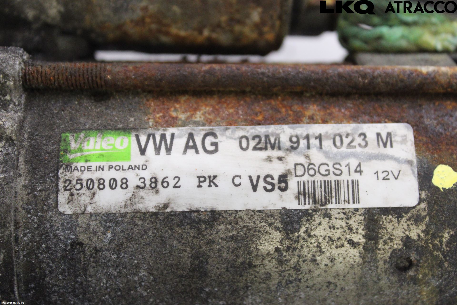 Volkswagen VW PASSAT CC 08-16 Startmotor