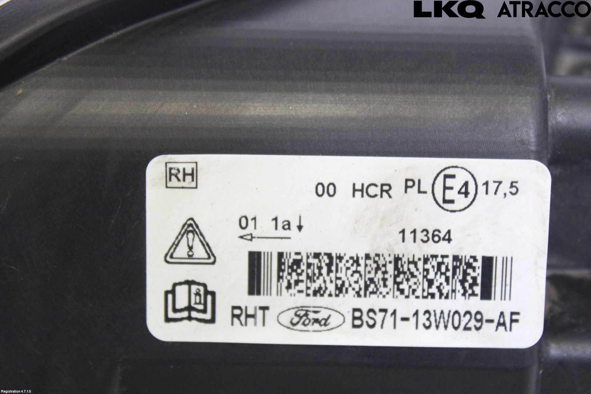 Ford MONDEO 07-15 Strålkastare Höger