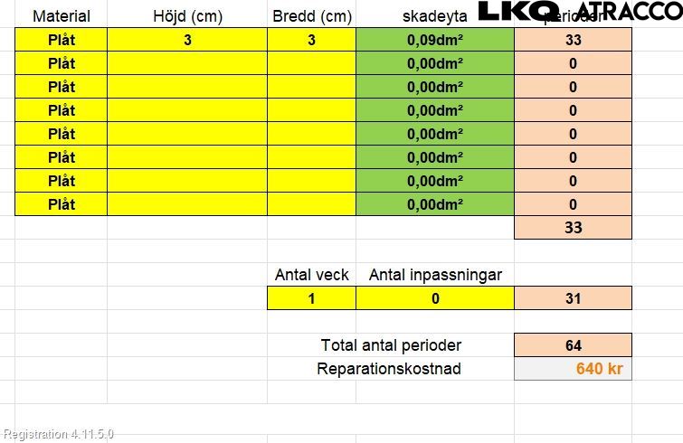 Skoda FABIA 15-21 Dörr Bak Vänster