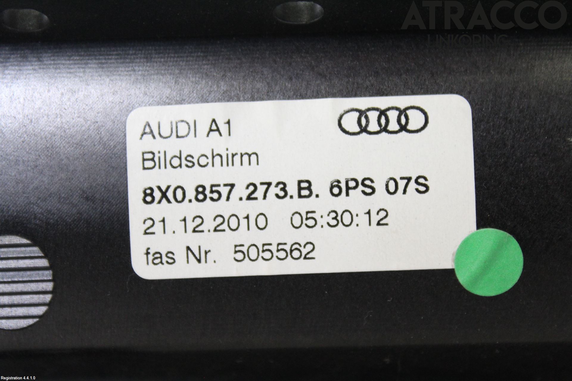 Audi A1/S1 11-18 Multifunktionsdisplay