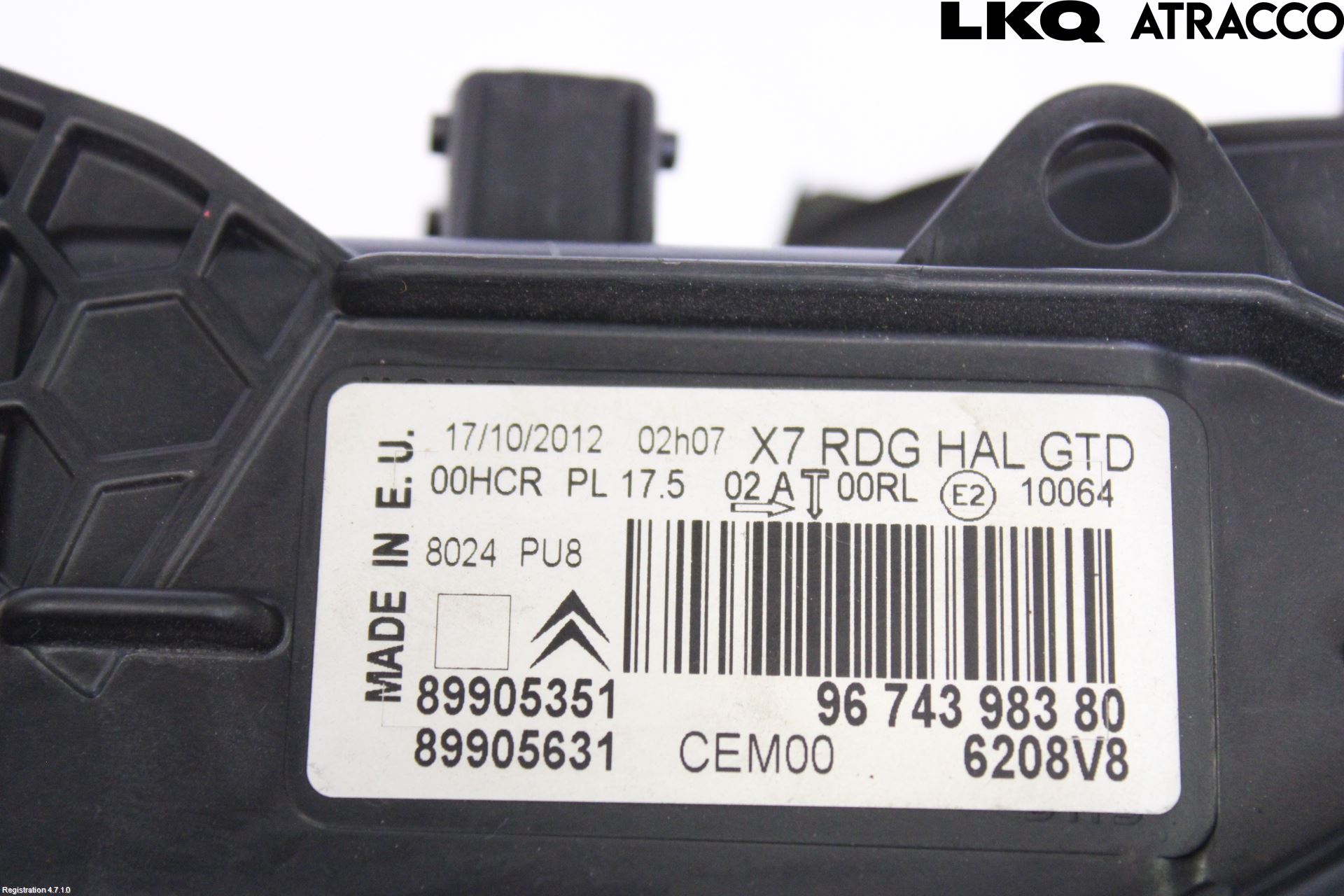 Citroen C5 08-17 Strålkastare Vänster