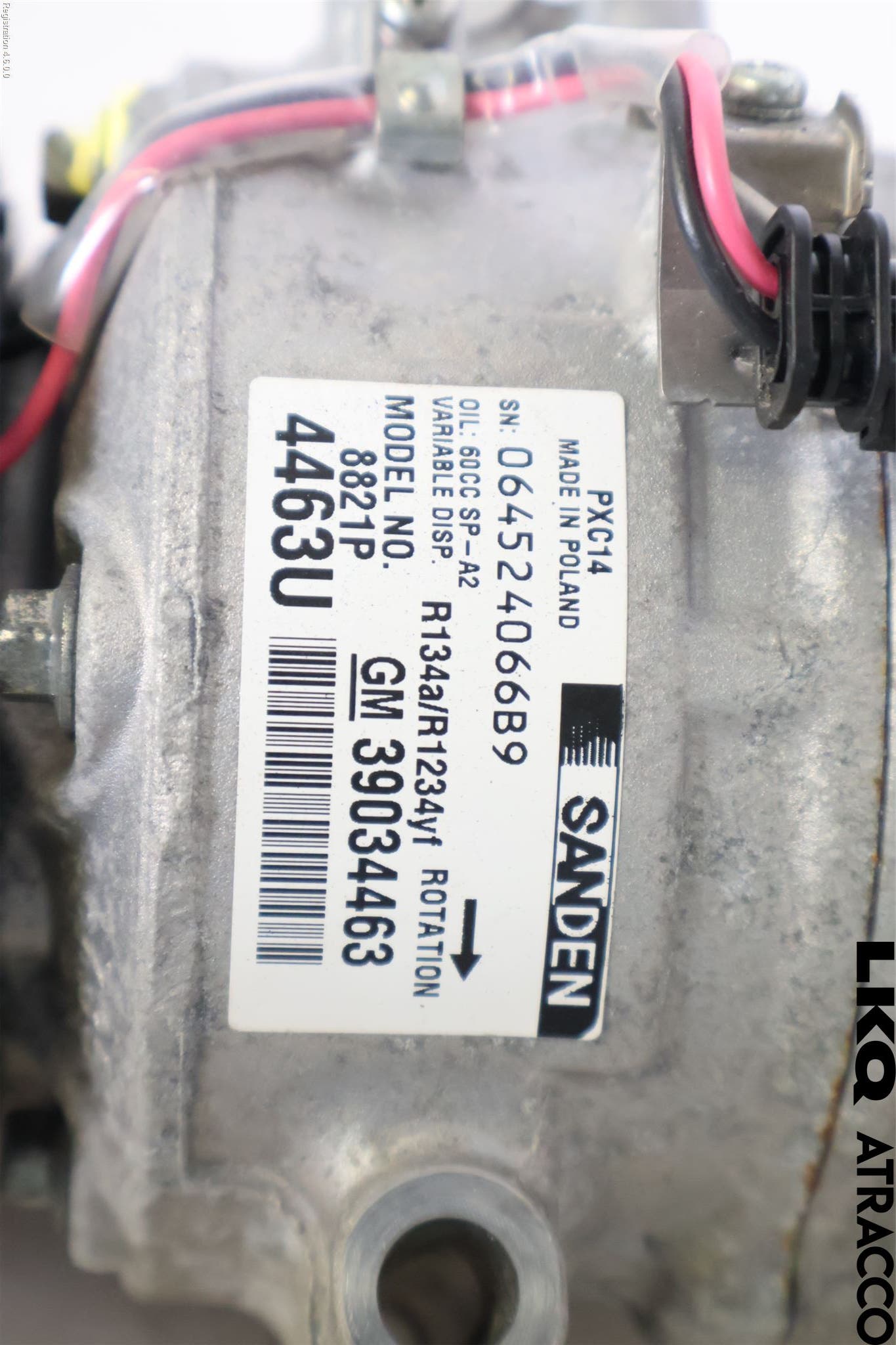 Opel ASTRA K 16-22 Ac Kompressor