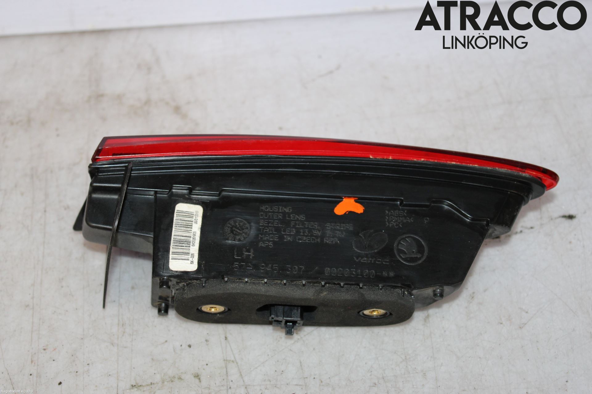 Skoda KAROQ 18- Bakljus Lucka Vä