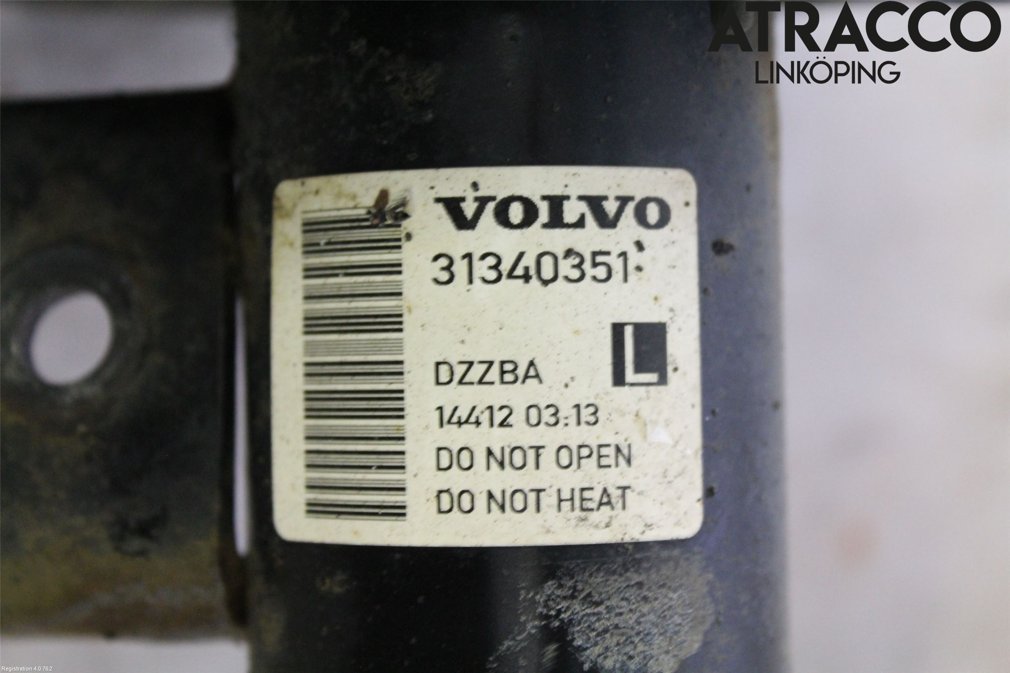 Volvo V70 08-13 Fjäderben Fram Vänster