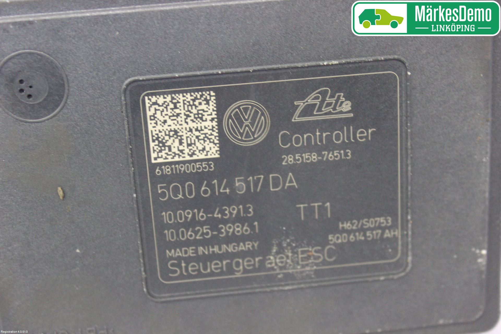 Volkswagen VW PASSAT 15-19 Abs Hydraulaggregat