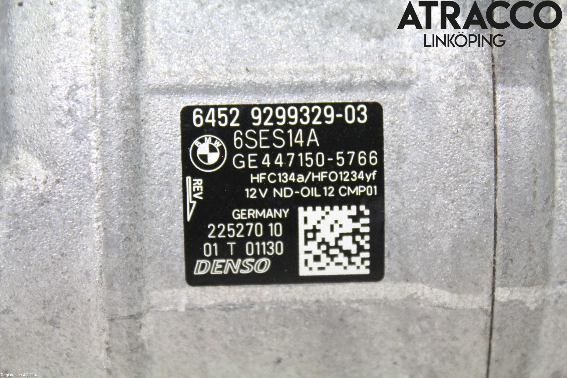 BMW 3 F30/F31/F80 12-19 Ac Kompressor