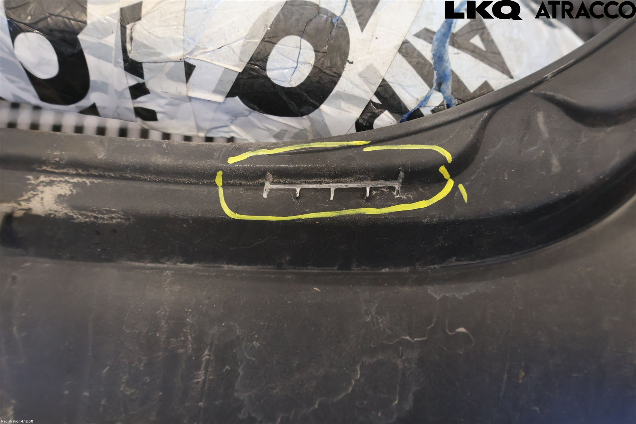 Kia CEED 12-18 Stötfångarbeklädnad Bak