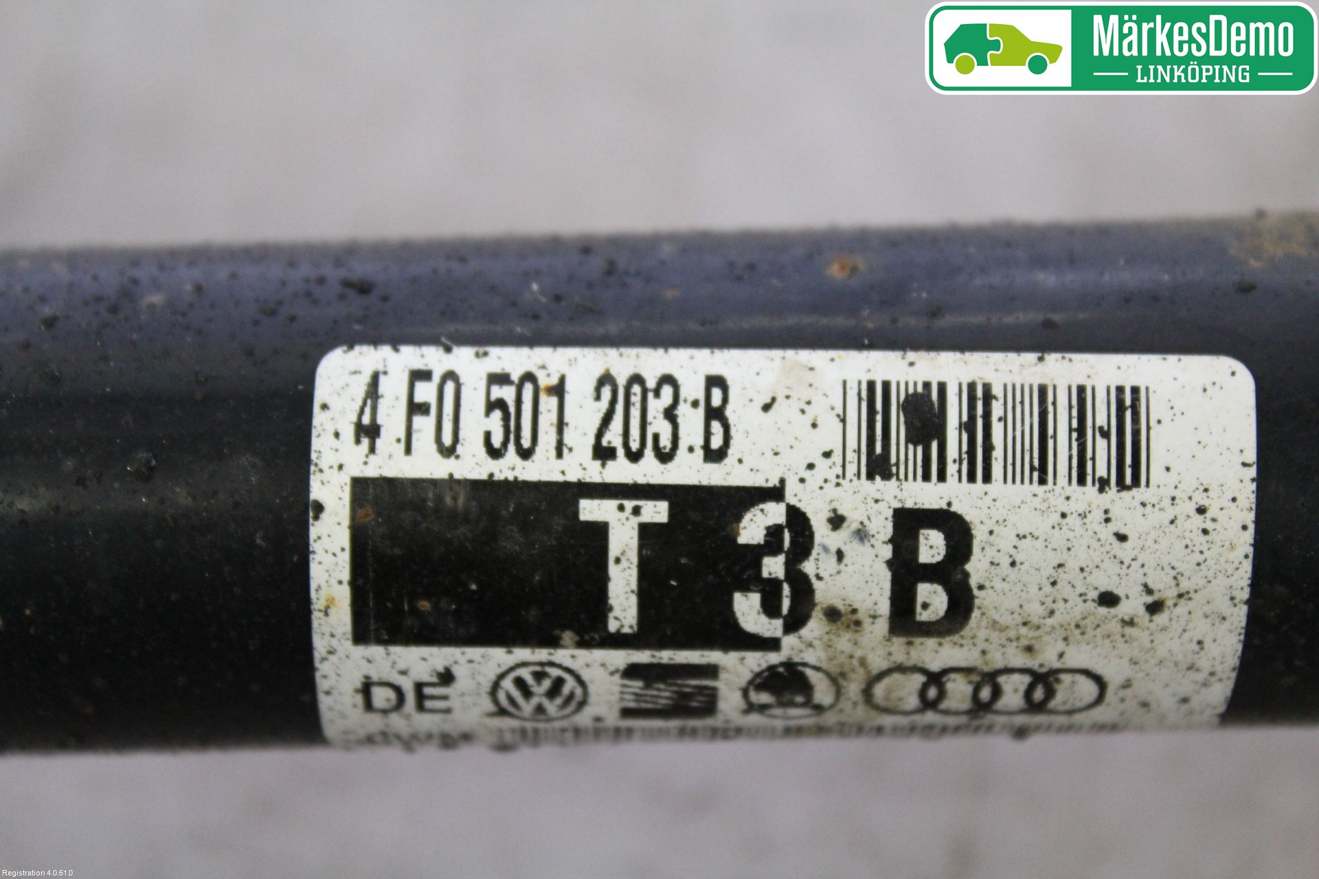 Audi ALLROAD 06-11 Drivaxel Bak Höger