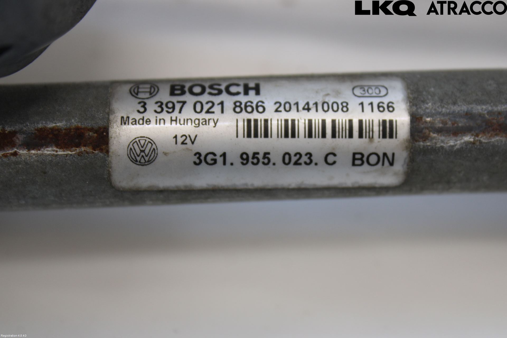 Volkswagen VW PASSAT 15-19 Torkarmekanism Vindruta