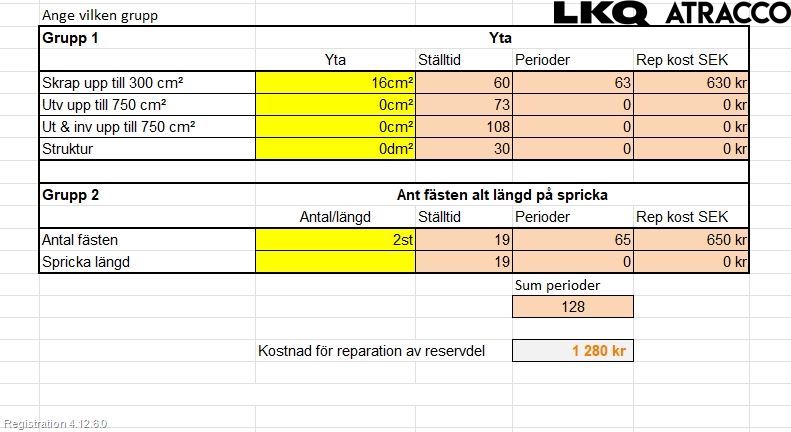 Volvo V70 08-13 Stötfångarbeklädnad Bak