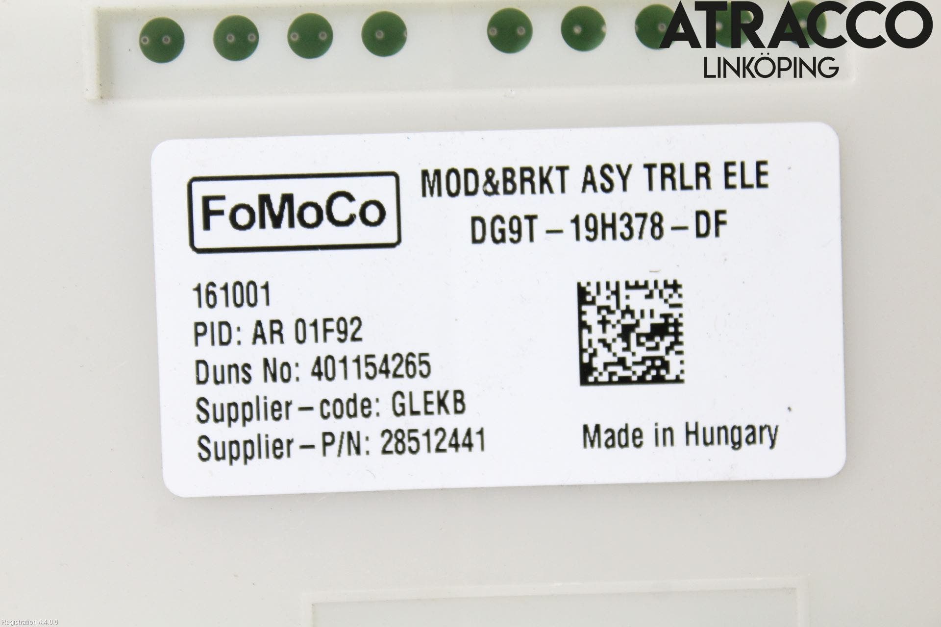 Ford MONDEO 15-22 Styrenhet Dragkrok