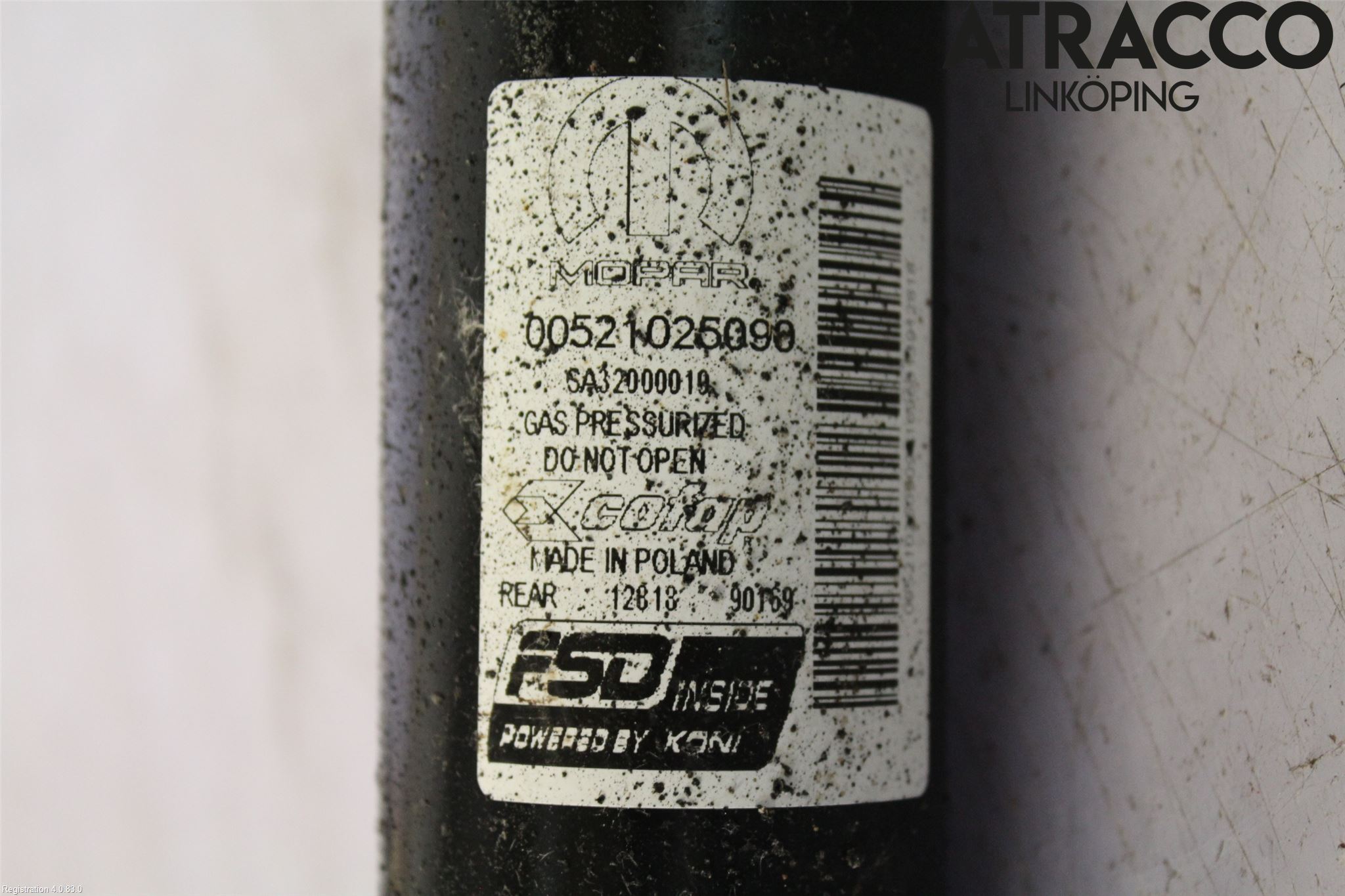 Fiat TIPO/CROSS 16- Stötdämpare Bak