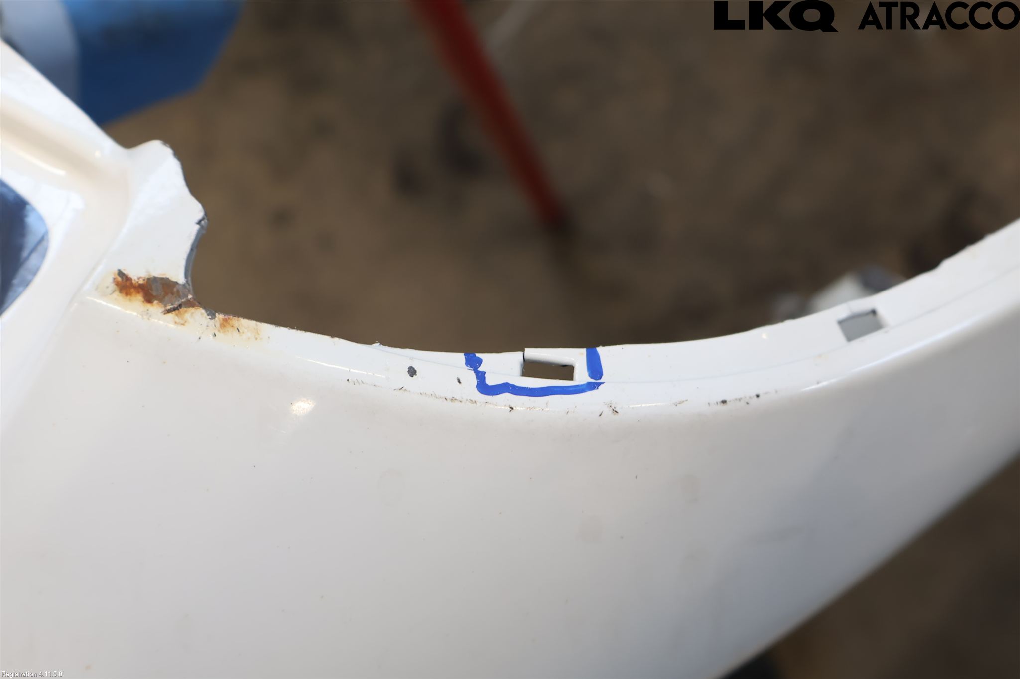 Volkswagen VW CADDY 11-15 Stötfångarbeklädnad Bak