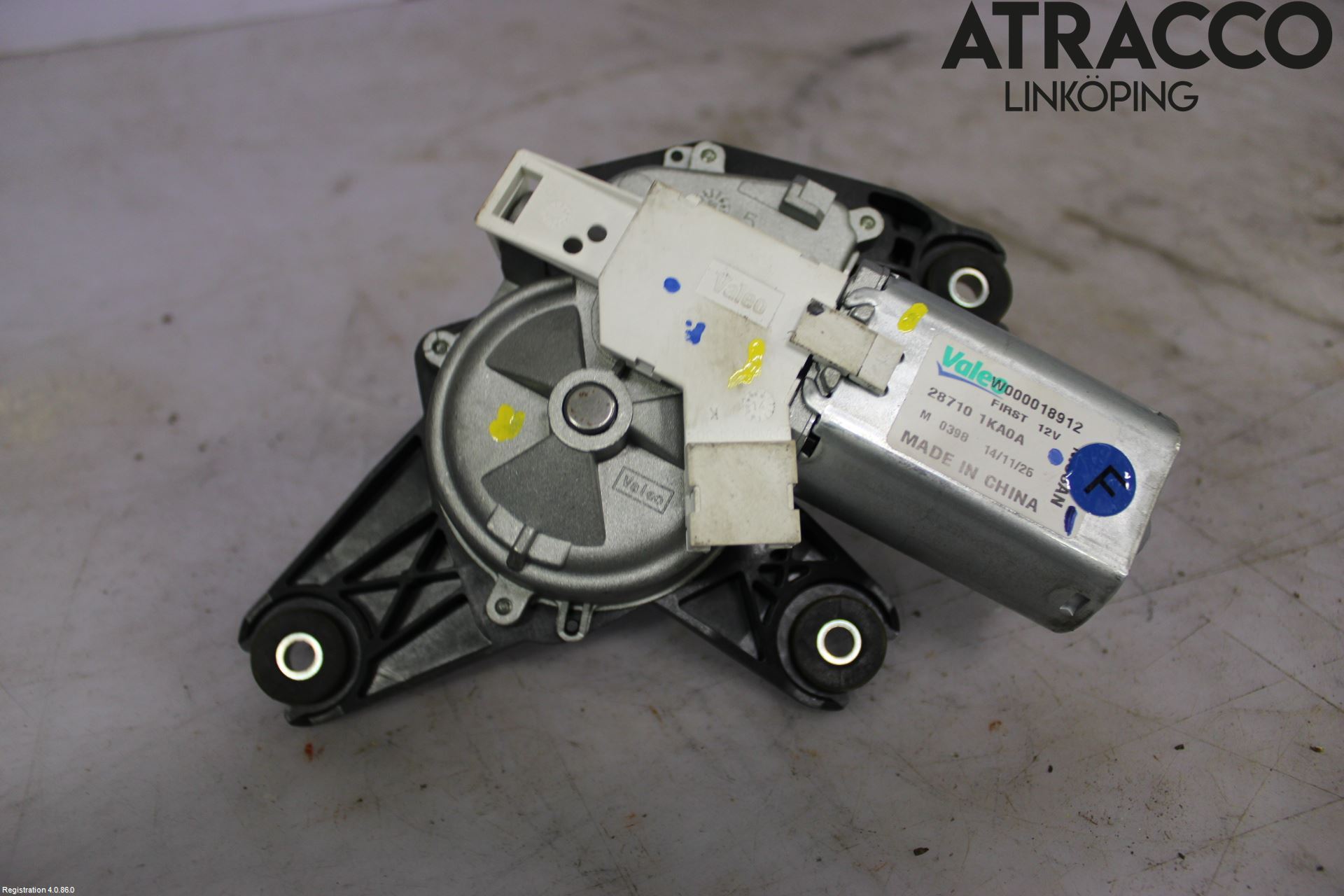 Nissan PULSAR Torkarmotor Baklucka