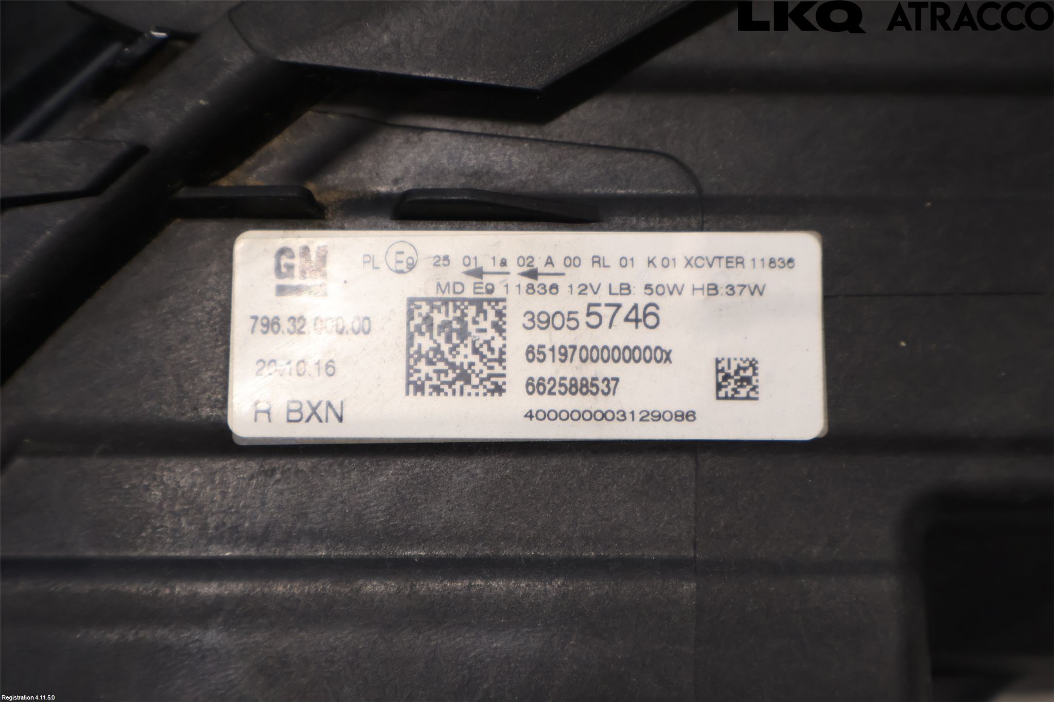 Opel ASTRA K 16-22 Strålkastare Höger