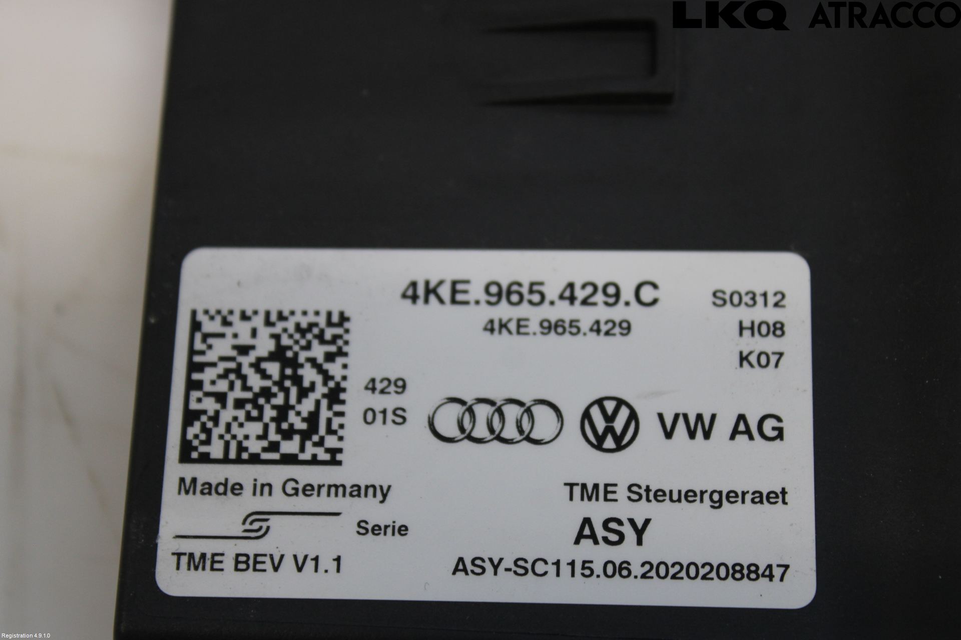 Audi E-TRON, S GE 19- Styrenhet Övrigt