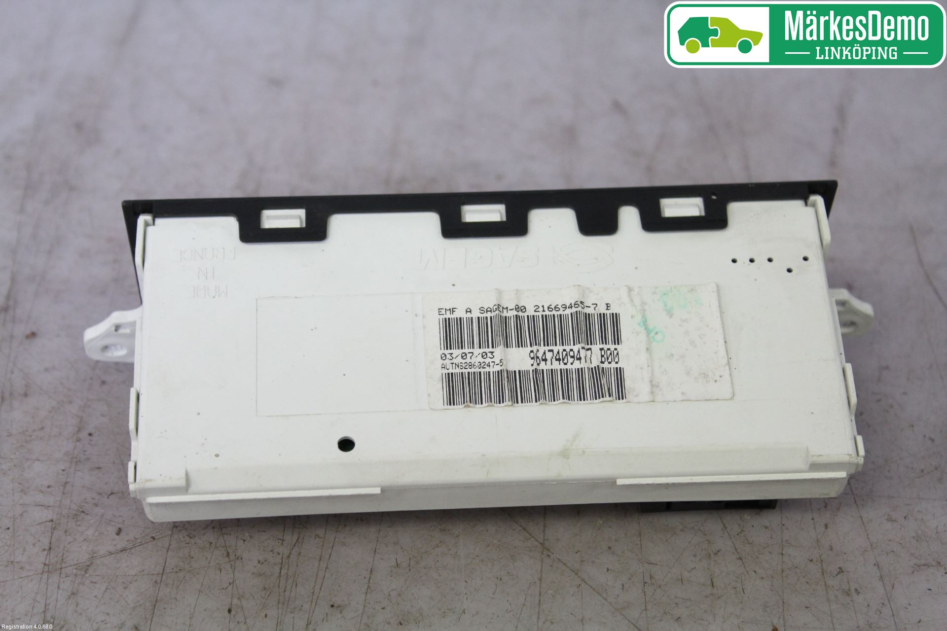 Citroen C3 PLURIEL Färddator