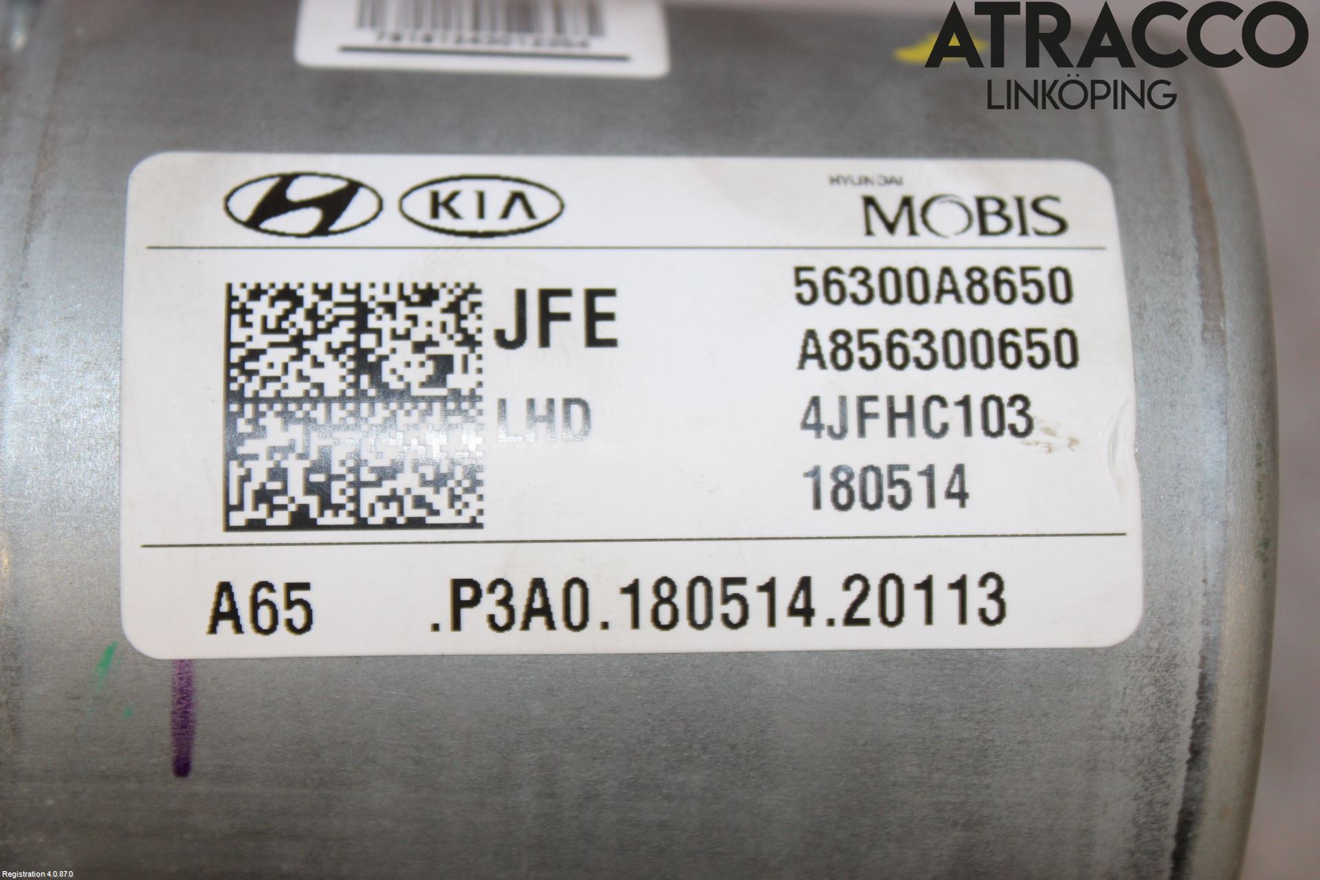 Kia OPTIMA 16-20 Rattaxelagg Med Inb Servo