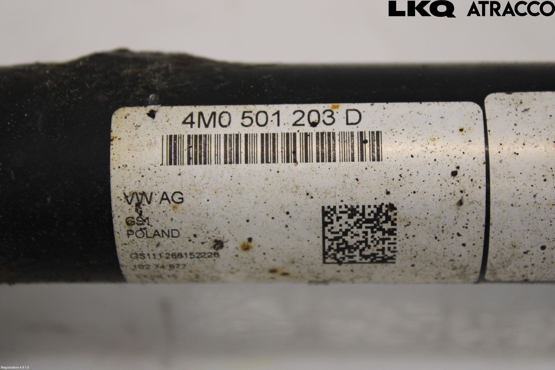 Audi Q7/SQ7 Drivaxel Bak Höger