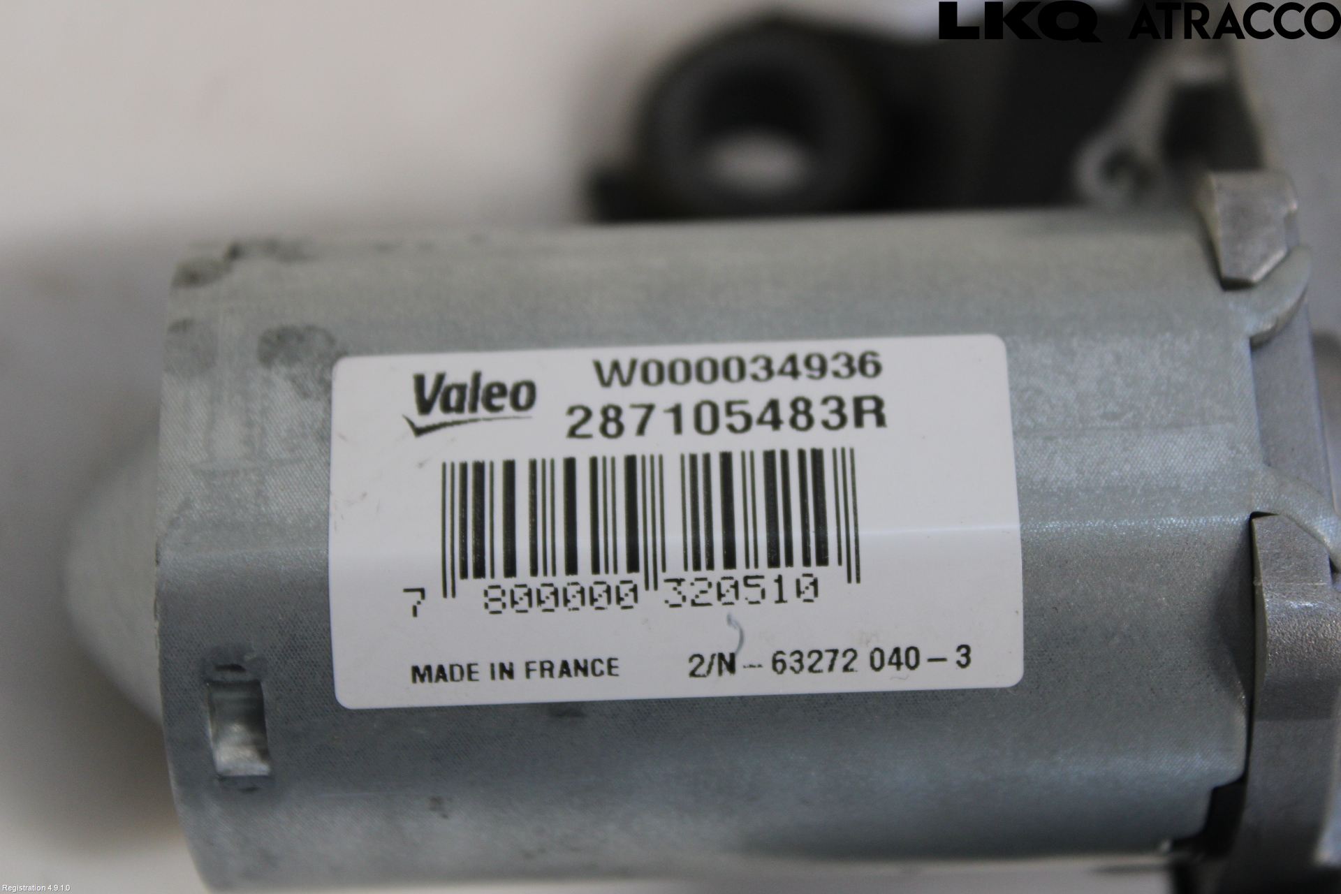 Renault CLIO IV 12-16 Torkarmotor Baklucka