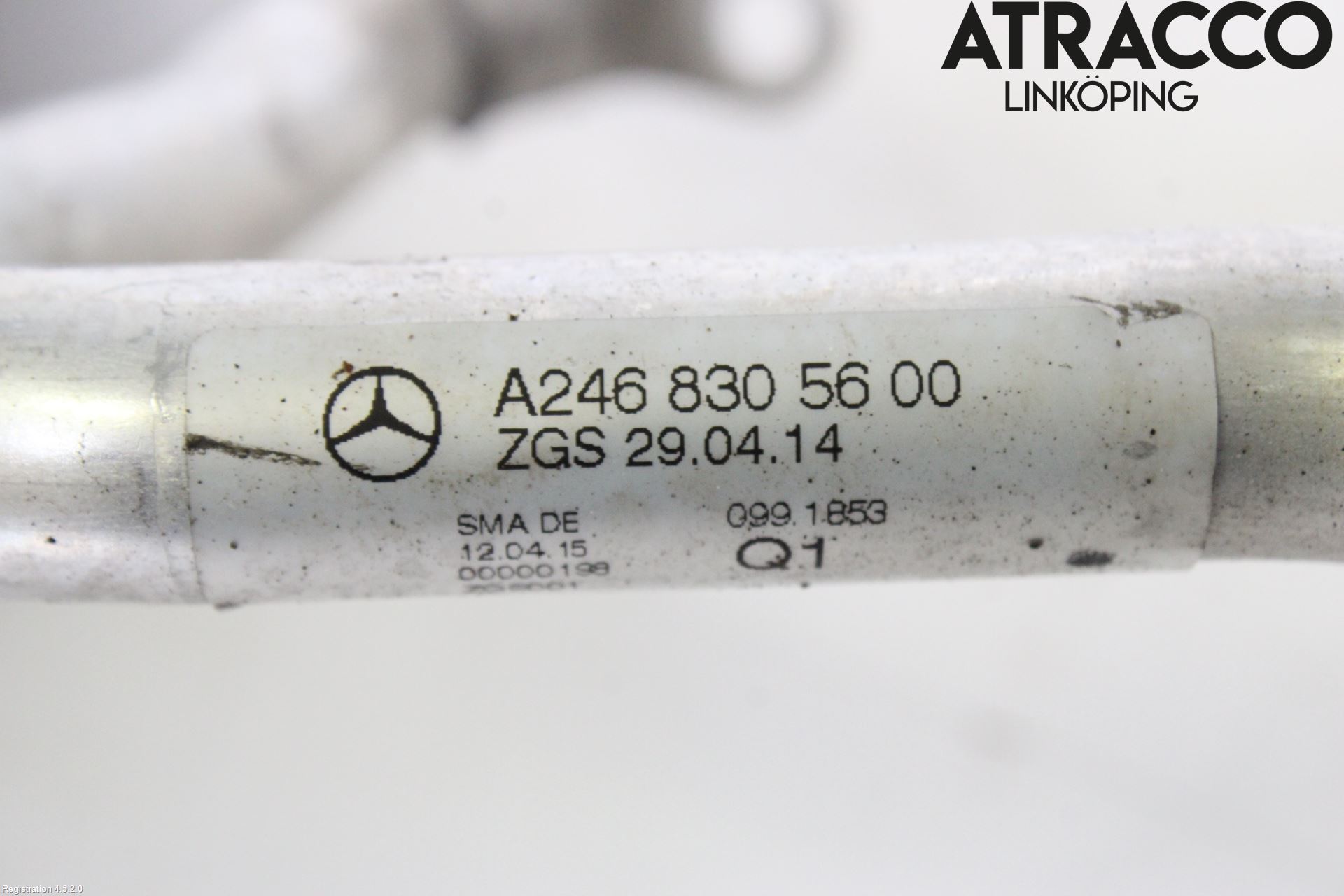 Mercedes-Benz MB CLA-KLASS (C117/X117) 13-19 Ac Slang-Rör