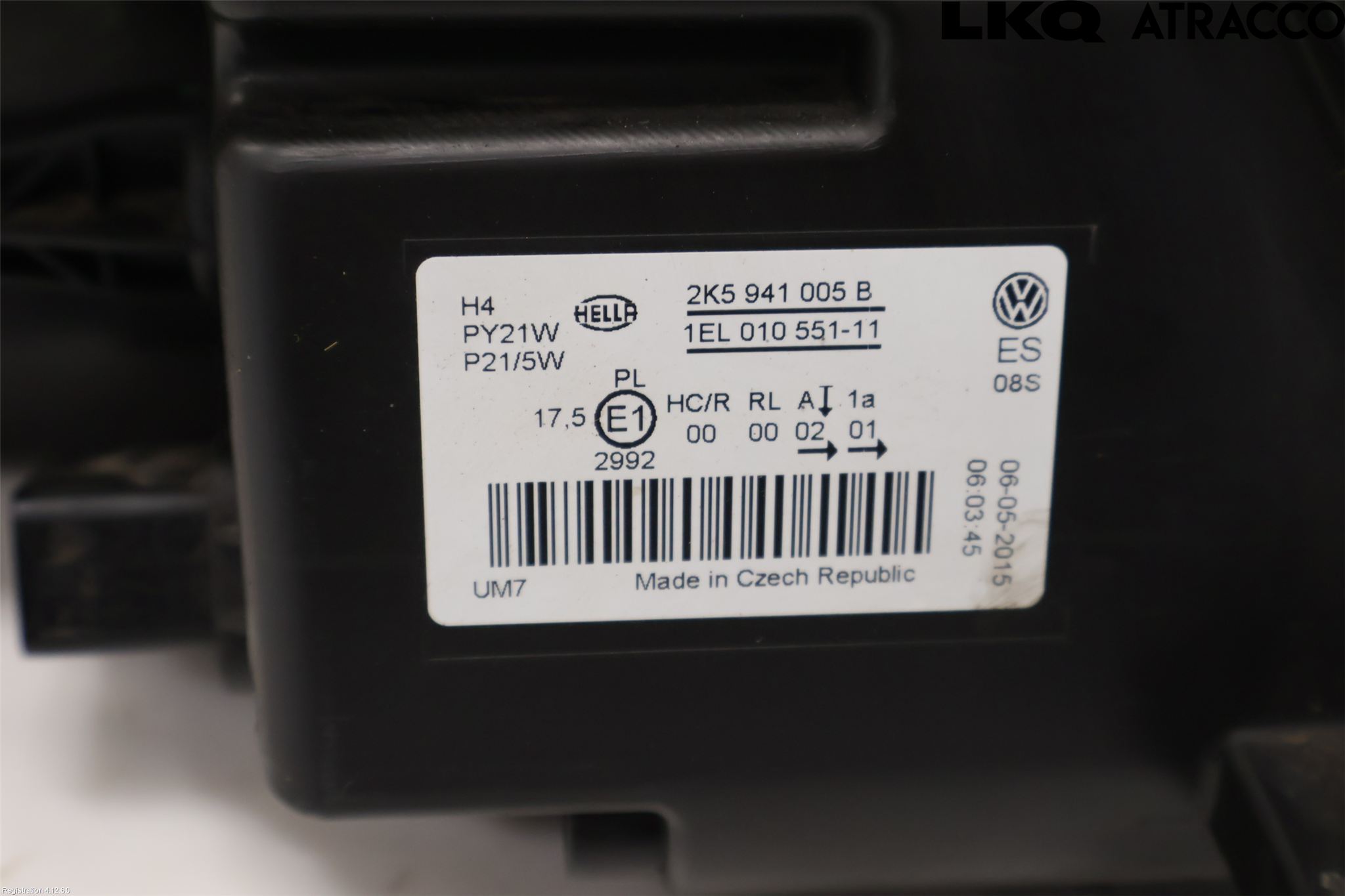 Volkswagen VW CADDY 11-15 Strålkastare Vänster