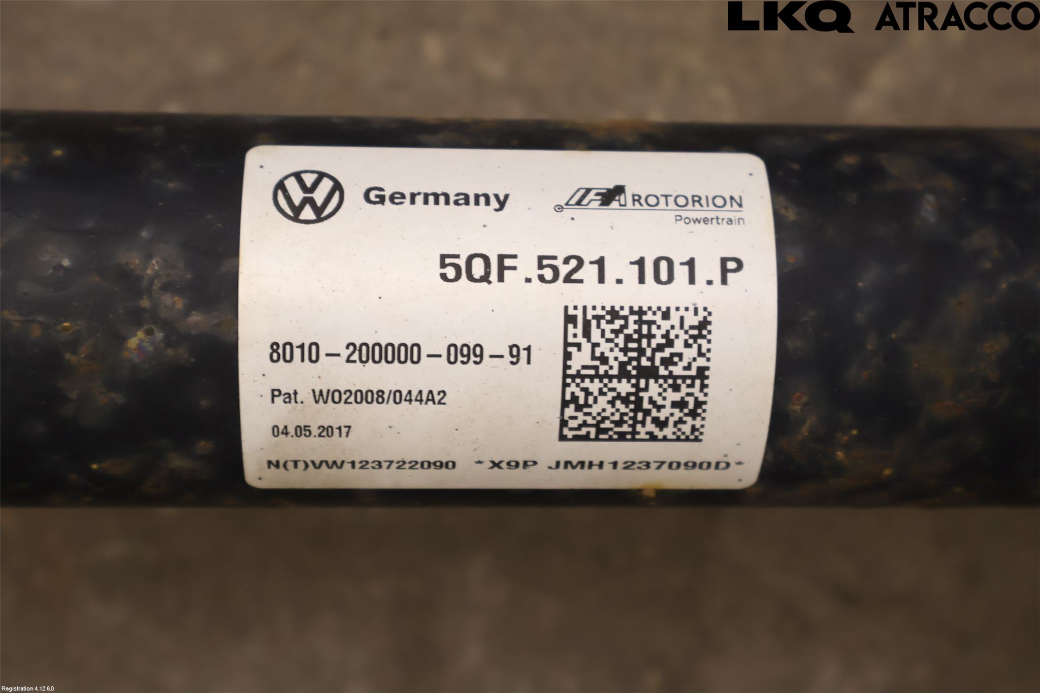 Volkswagen VW TIGUAN 16-24 Mellanaxel Komp